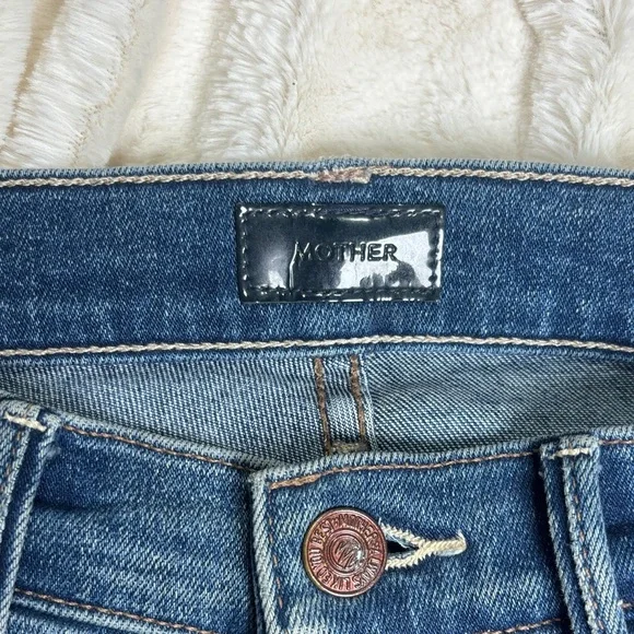 MOTHER THE MID RISE DAZZELER ANKLE JEANS - Picture 3 of 11